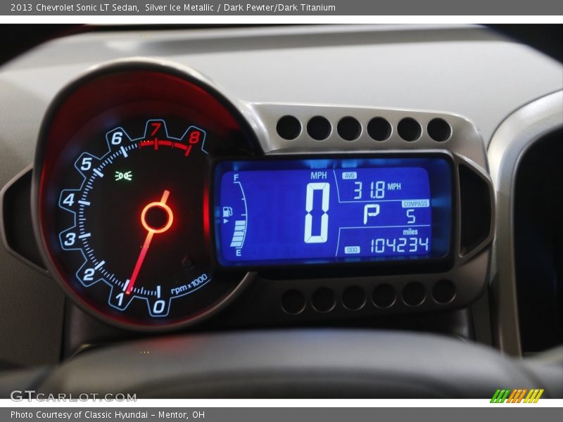 Silver Ice Metallic / Dark Pewter/Dark Titanium 2013 Chevrolet Sonic LT Sedan