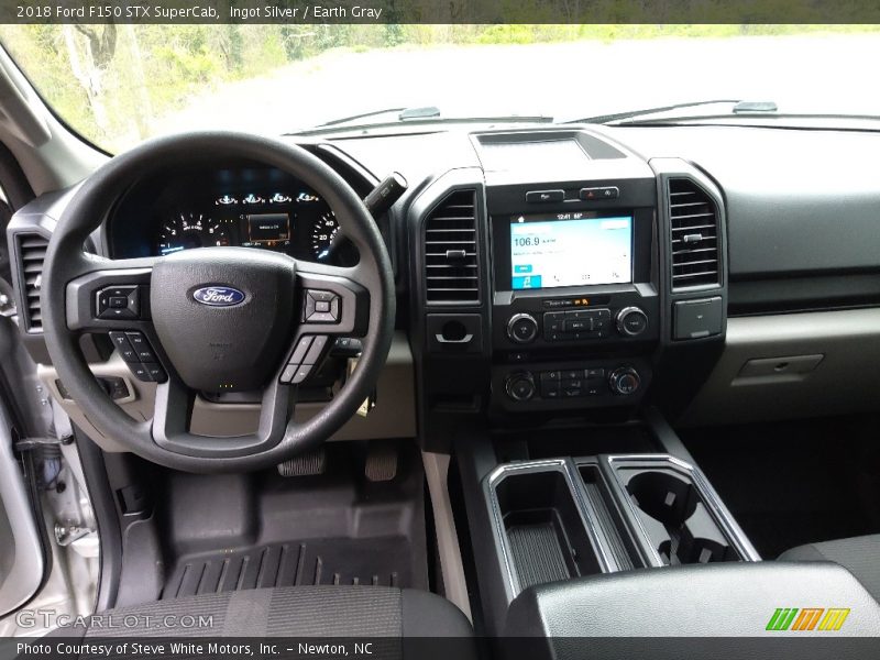 Ingot Silver / Earth Gray 2018 Ford F150 STX SuperCab