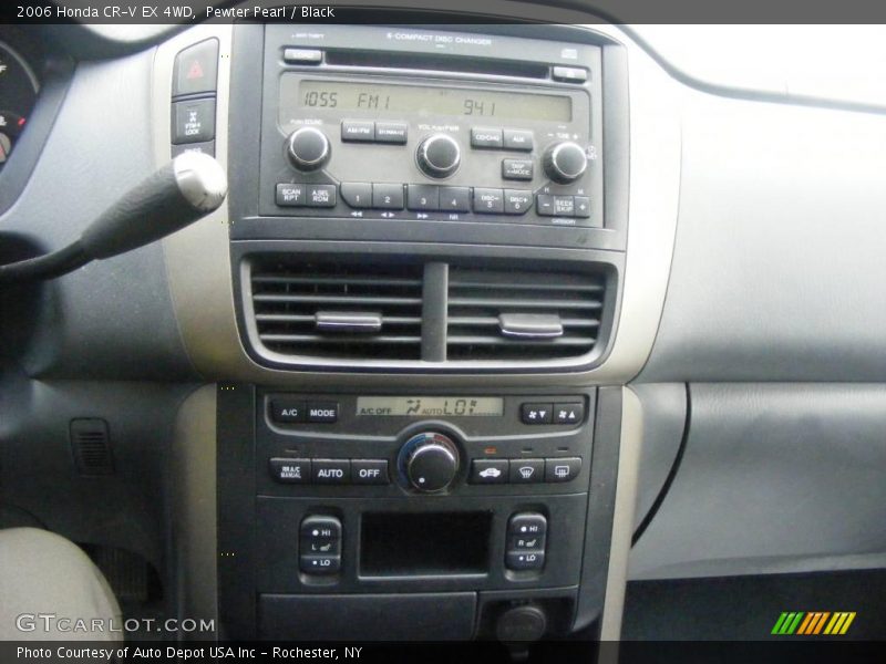 Pewter Pearl / Black 2006 Honda CR-V EX 4WD