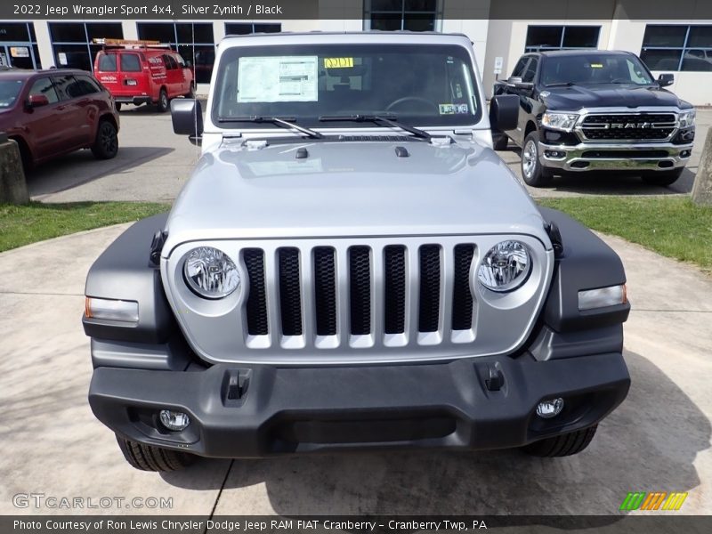 Silver Zynith / Black 2022 Jeep Wrangler Sport 4x4