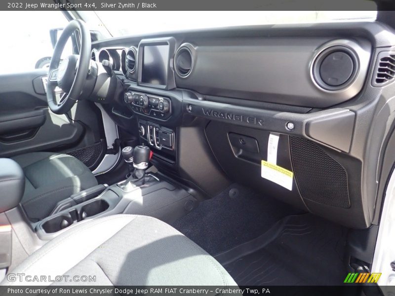 Dashboard of 2022 Wrangler Sport 4x4