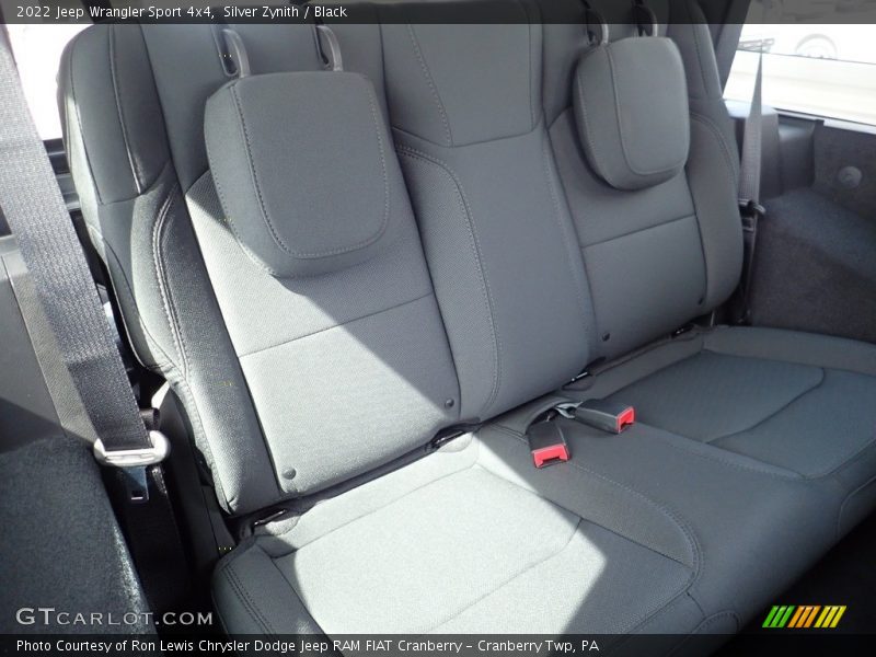 Rear Seat of 2022 Wrangler Sport 4x4