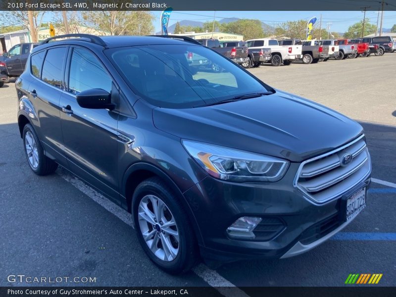Magnetic / Charcoal Black 2018 Ford Escape SEL 4WD