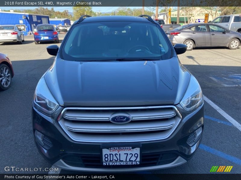 Magnetic / Charcoal Black 2018 Ford Escape SEL 4WD