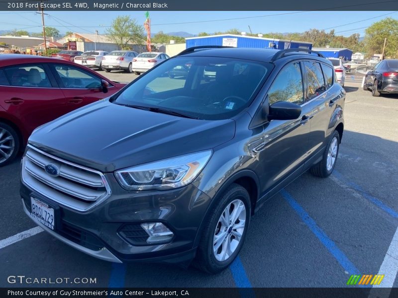 Magnetic / Charcoal Black 2018 Ford Escape SEL 4WD