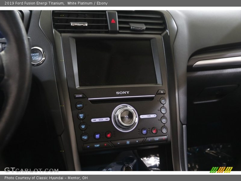 White Platinum / Ebony 2019 Ford Fusion Energi Titanium