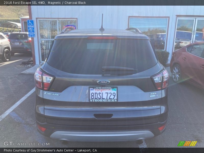 Magnetic / Charcoal Black 2018 Ford Escape SEL 4WD