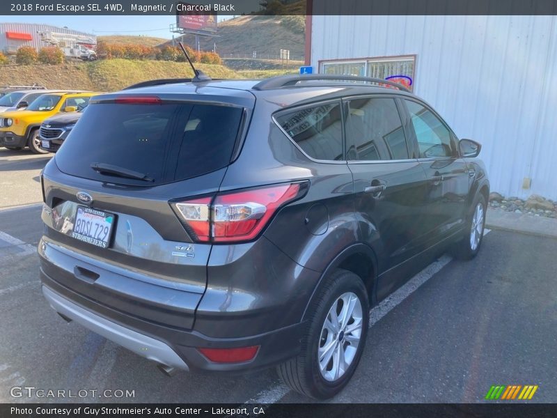 Magnetic / Charcoal Black 2018 Ford Escape SEL 4WD