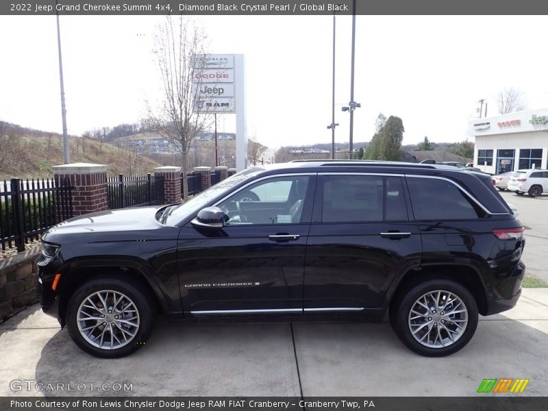 Diamond Black Crystal Pearl / Global Black 2022 Jeep Grand Cherokee Summit 4x4