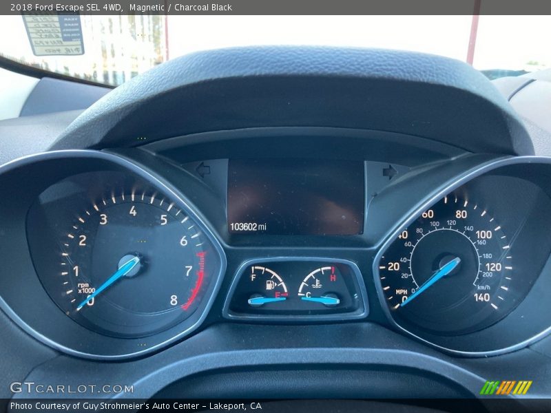 Magnetic / Charcoal Black 2018 Ford Escape SEL 4WD