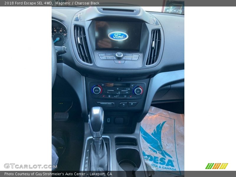 Magnetic / Charcoal Black 2018 Ford Escape SEL 4WD