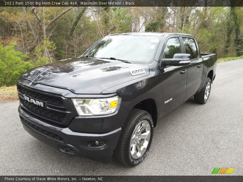 Maximum Steel Metallic / Black 2021 Ram 1500 Big Horn Crew Cab 4x4