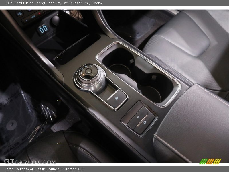 White Platinum / Ebony 2019 Ford Fusion Energi Titanium
