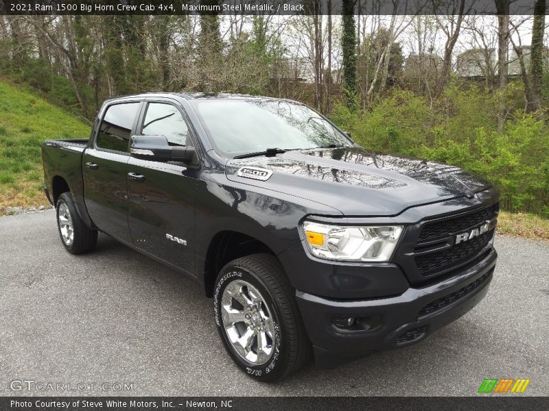 Front 3/4 View of 2021 1500 Big Horn Crew Cab 4x4