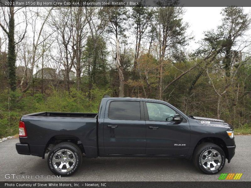 Maximum Steel Metallic / Black 2021 Ram 1500 Big Horn Crew Cab 4x4