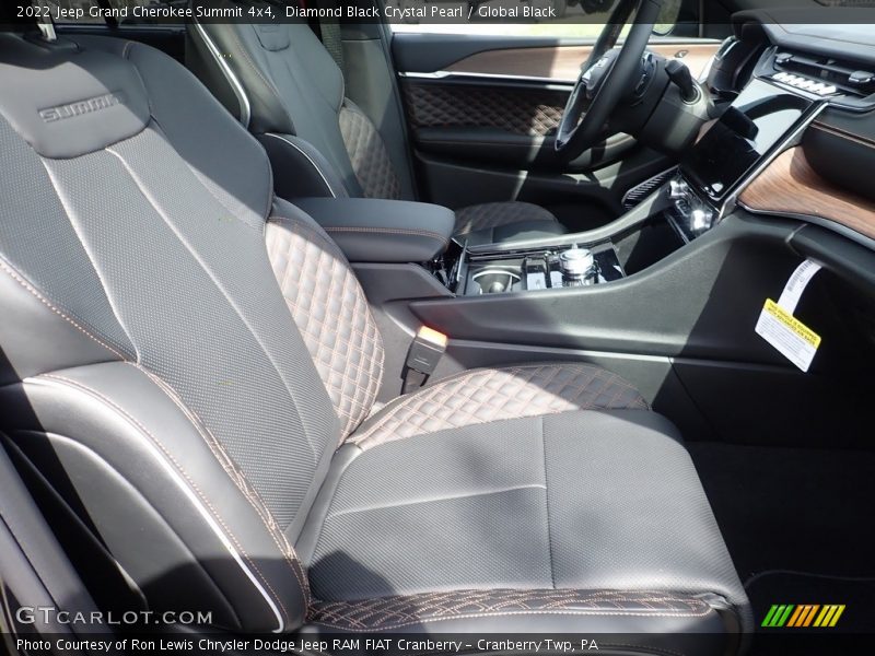 Diamond Black Crystal Pearl / Global Black 2022 Jeep Grand Cherokee Summit 4x4