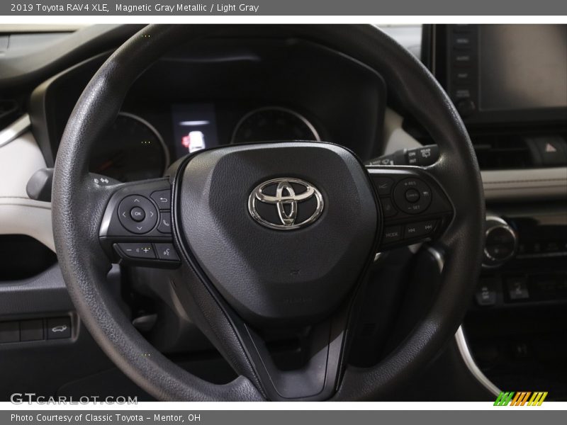 Magnetic Gray Metallic / Light Gray 2019 Toyota RAV4 XLE