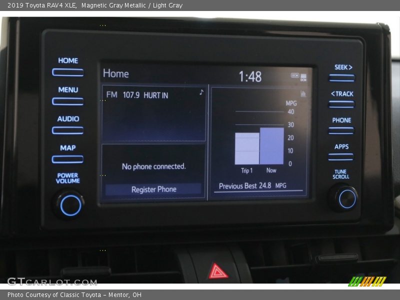 Magnetic Gray Metallic / Light Gray 2019 Toyota RAV4 XLE