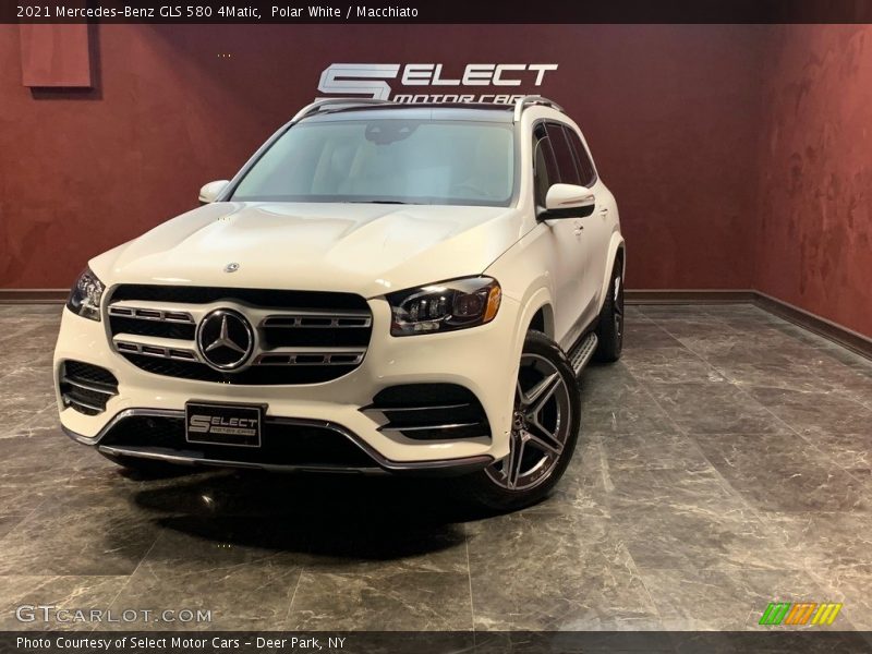 Polar White / Macchiato 2021 Mercedes-Benz GLS 580 4Matic