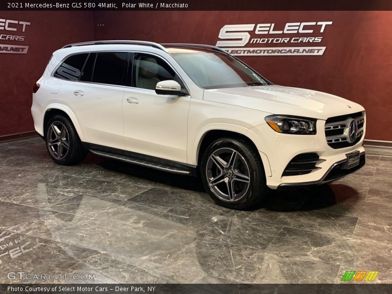 Polar White / Macchiato 2021 Mercedes-Benz GLS 580 4Matic