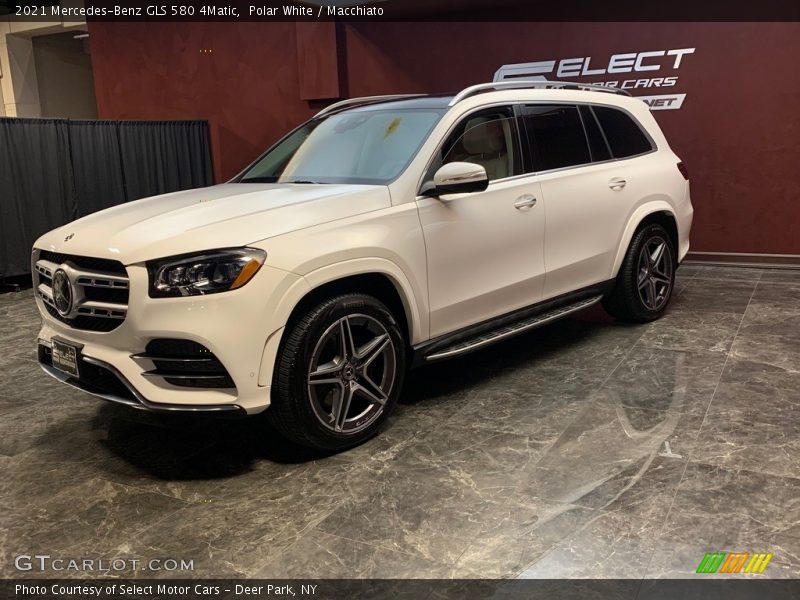 Polar White / Macchiato 2021 Mercedes-Benz GLS 580 4Matic