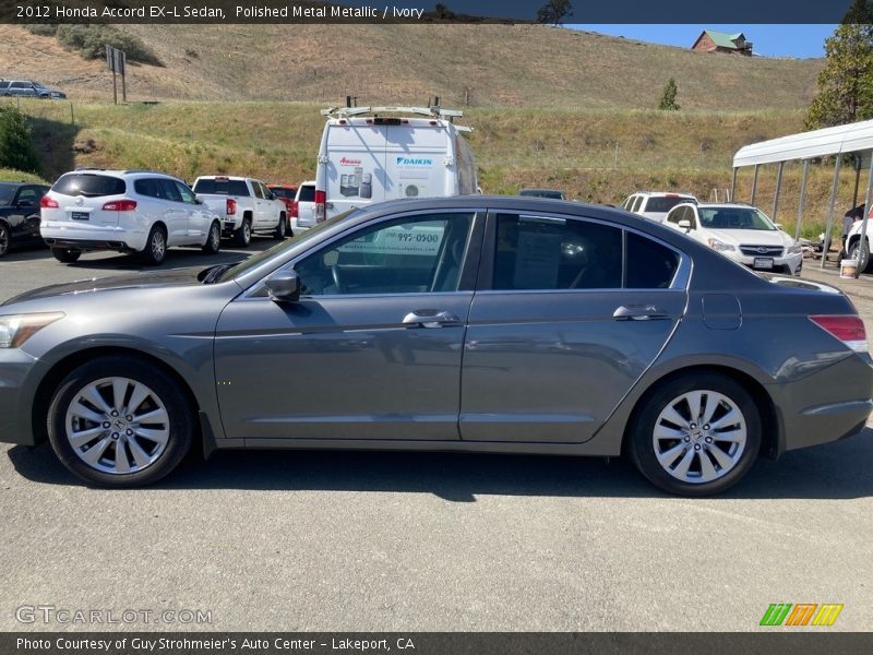 Polished Metal Metallic / Ivory 2012 Honda Accord EX-L Sedan