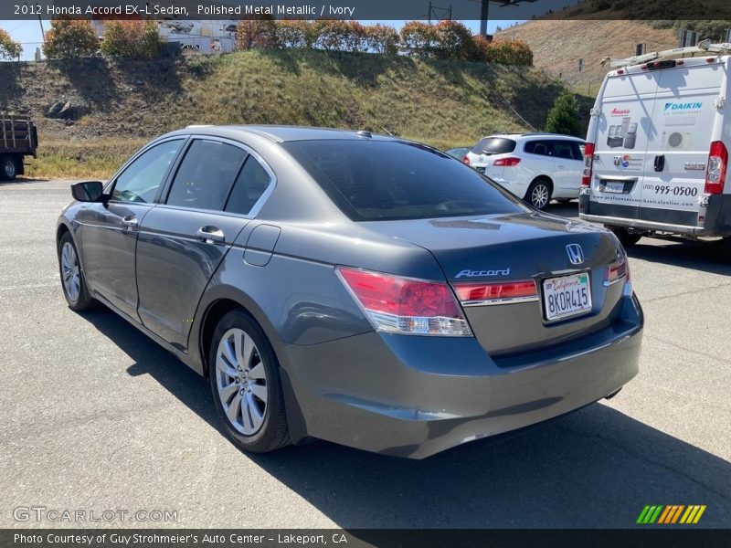 Polished Metal Metallic / Ivory 2012 Honda Accord EX-L Sedan