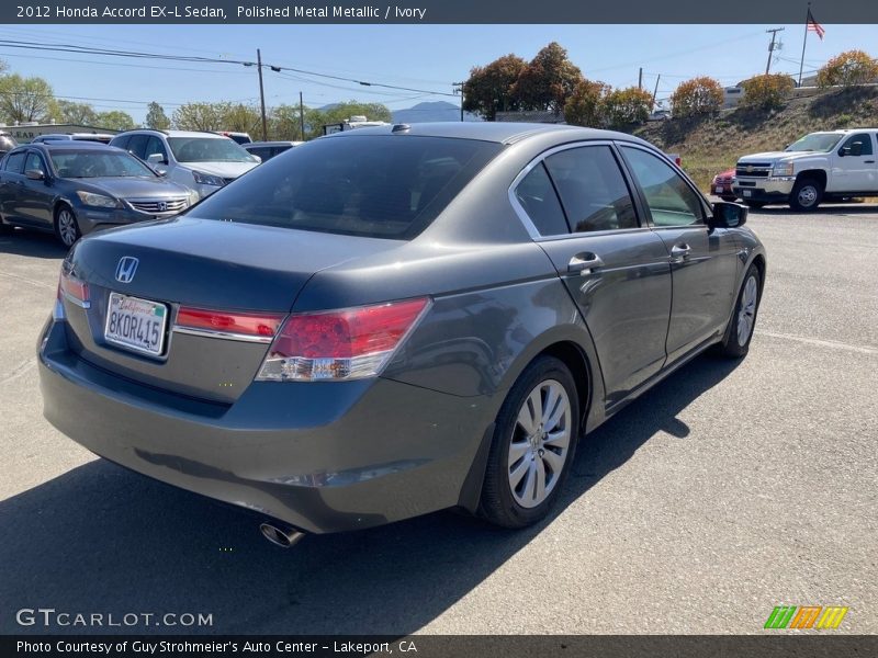 Polished Metal Metallic / Ivory 2012 Honda Accord EX-L Sedan