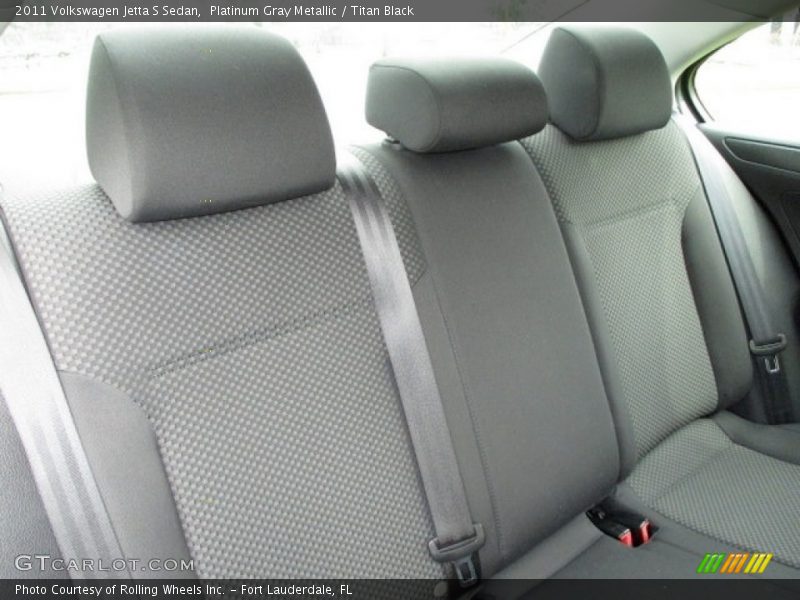 Platinum Gray Metallic / Titan Black 2011 Volkswagen Jetta S Sedan