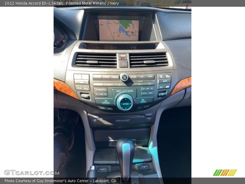 Polished Metal Metallic / Ivory 2012 Honda Accord EX-L Sedan