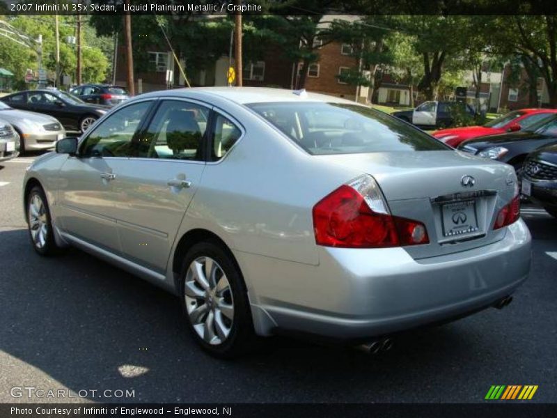 Liquid Platinum Metallic / Graphite 2007 Infiniti M 35x Sedan