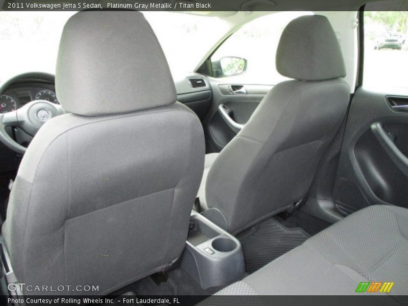 Platinum Gray Metallic / Titan Black 2011 Volkswagen Jetta S Sedan