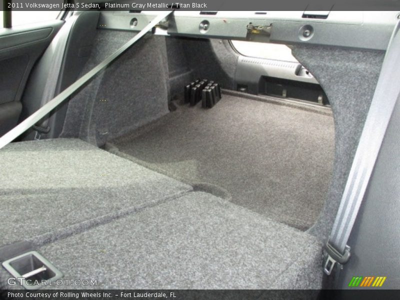Platinum Gray Metallic / Titan Black 2011 Volkswagen Jetta S Sedan
