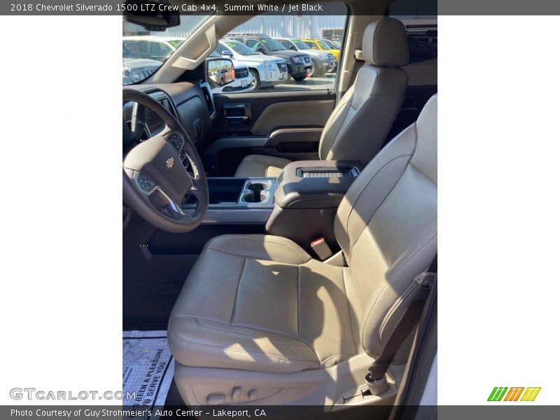 Summit White / Jet Black 2018 Chevrolet Silverado 1500 LTZ Crew Cab 4x4