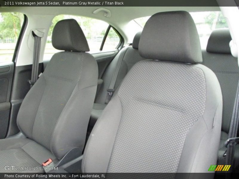 Platinum Gray Metallic / Titan Black 2011 Volkswagen Jetta S Sedan