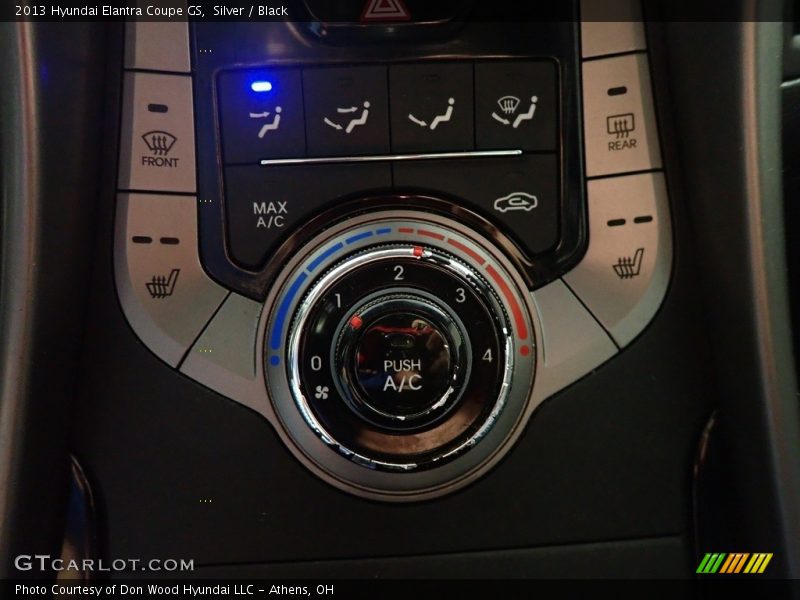 Silver / Black 2013 Hyundai Elantra Coupe GS