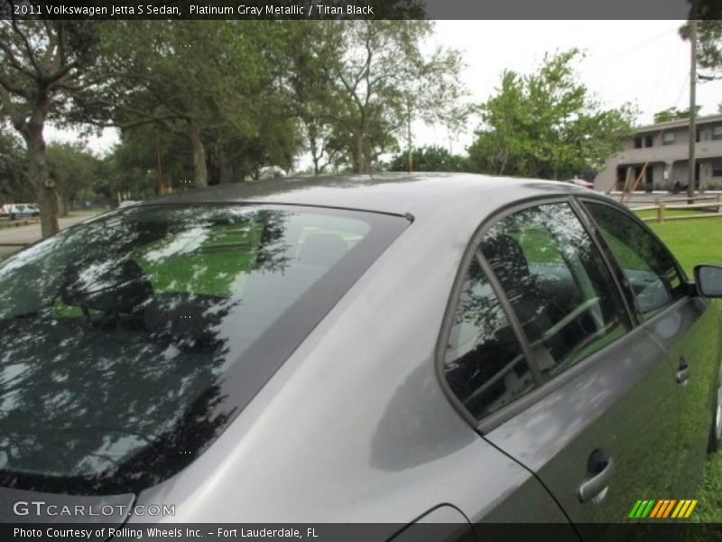 Platinum Gray Metallic / Titan Black 2011 Volkswagen Jetta S Sedan