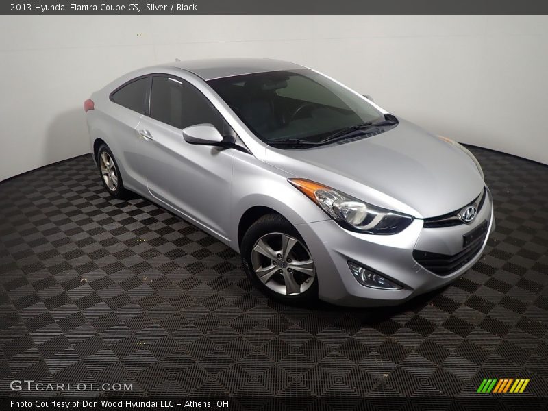 Silver / Black 2013 Hyundai Elantra Coupe GS