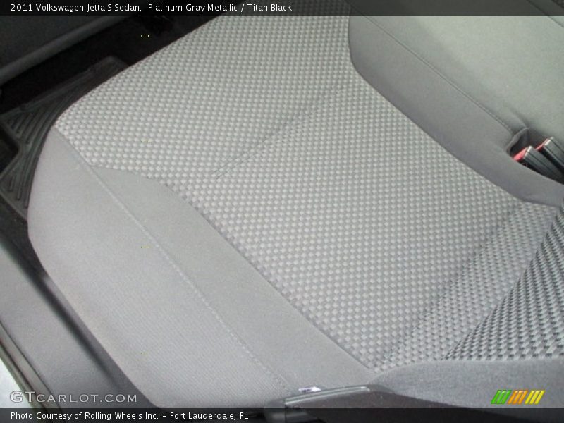 Platinum Gray Metallic / Titan Black 2011 Volkswagen Jetta S Sedan