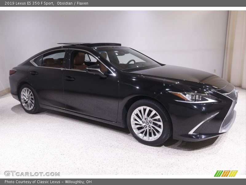 Obsidian / Flaxen 2019 Lexus ES 350 F Sport