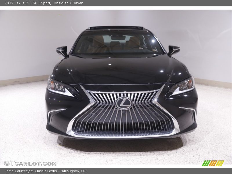 Obsidian / Flaxen 2019 Lexus ES 350 F Sport