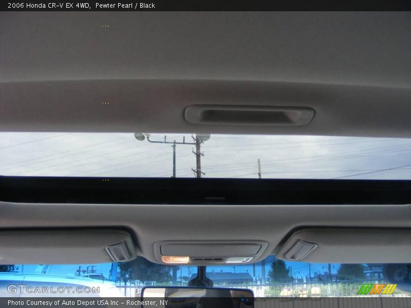 Pewter Pearl / Black 2006 Honda CR-V EX 4WD