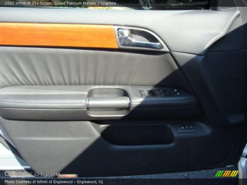Liquid Platinum Metallic / Graphite 2007 Infiniti M 35x Sedan