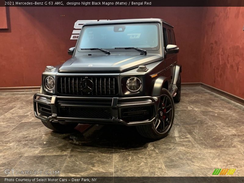 designo Night Black Magno (Matte) / Bengal Red 2021 Mercedes-Benz G 63 AMG