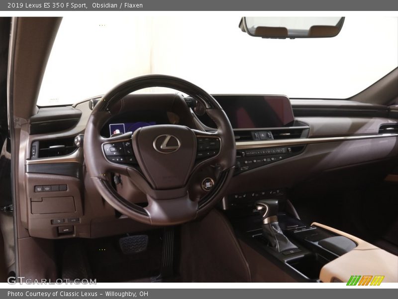 Obsidian / Flaxen 2019 Lexus ES 350 F Sport