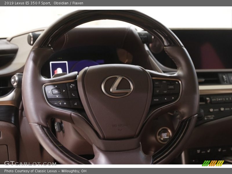 Obsidian / Flaxen 2019 Lexus ES 350 F Sport