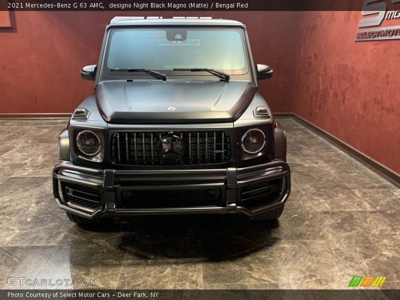 designo Night Black Magno (Matte) / Bengal Red 2021 Mercedes-Benz G 63 AMG