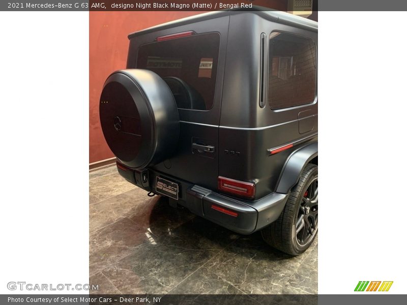 designo Night Black Magno (Matte) / Bengal Red 2021 Mercedes-Benz G 63 AMG