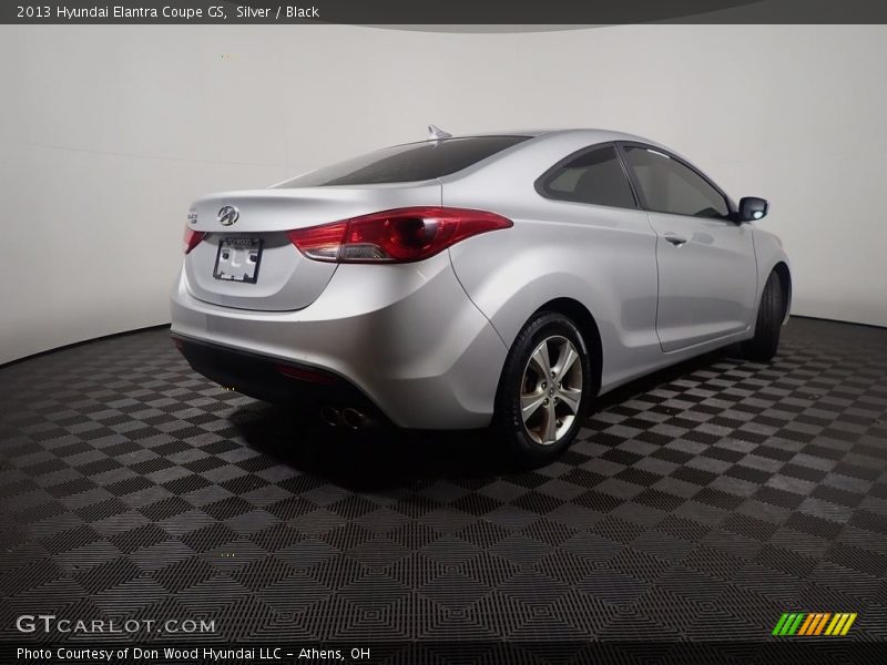 Silver / Black 2013 Hyundai Elantra Coupe GS