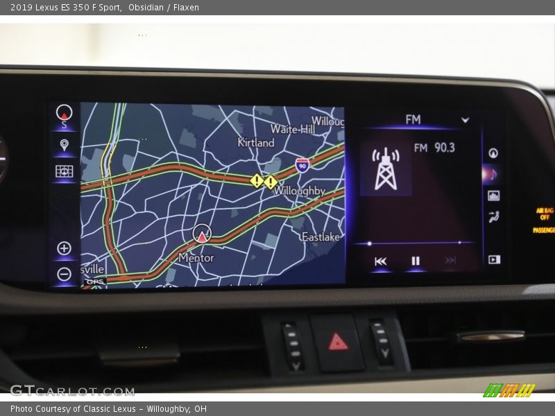 Obsidian / Flaxen 2019 Lexus ES 350 F Sport
